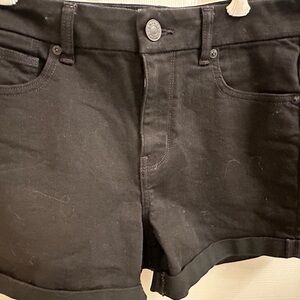 American Eagle Next Level Stretch Black Jean Shorts. Never worn